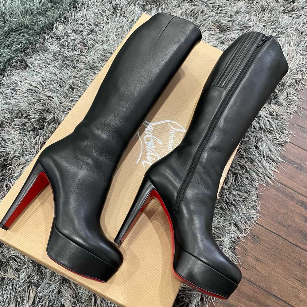 SOLD/Crossposted. Christian Louboutin Black Boots Size 38